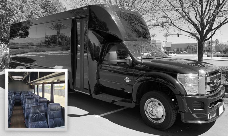 27-Passenger Luxury Executive Mini-Coach Shuttle Bus