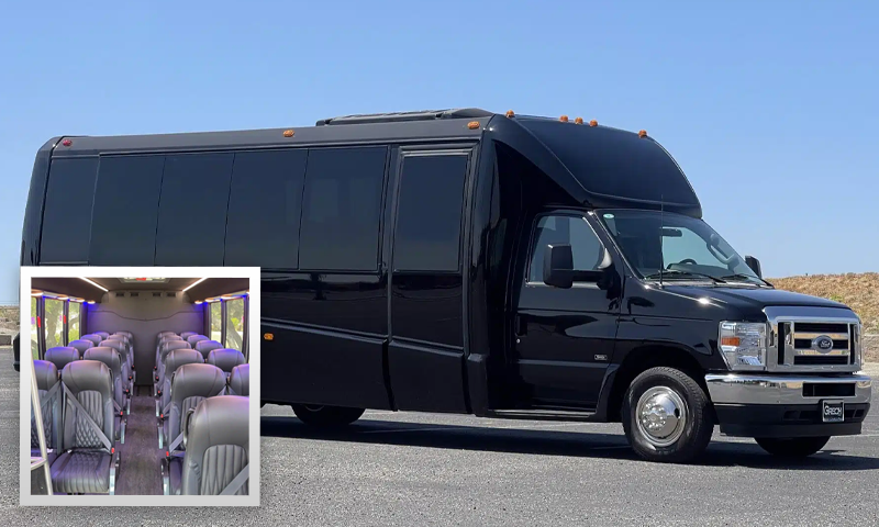 23 Passenger Luxury Executive Coach Shuttle Bus